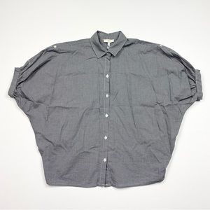 Women’s Joie Short Sleeve Cropped Button Down Top/Shirt Size XXS